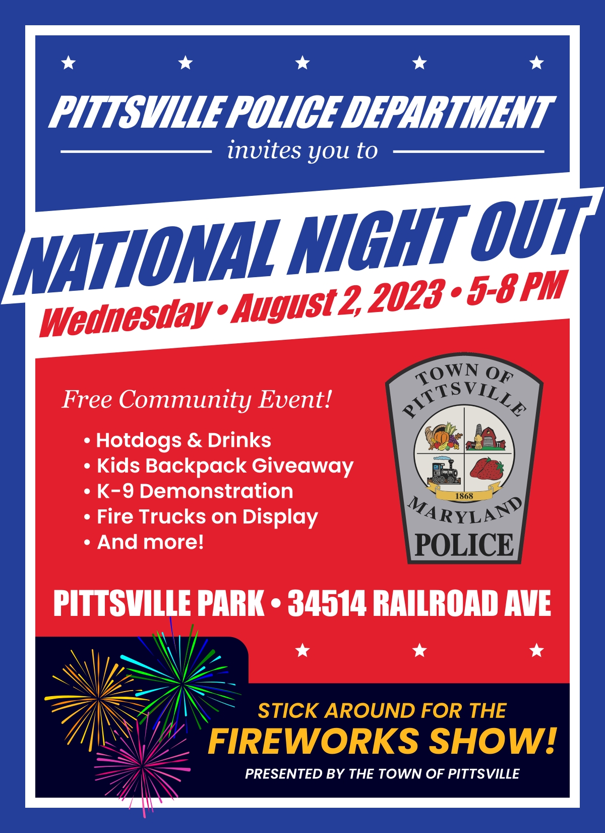 Reminder National Night Out 2023